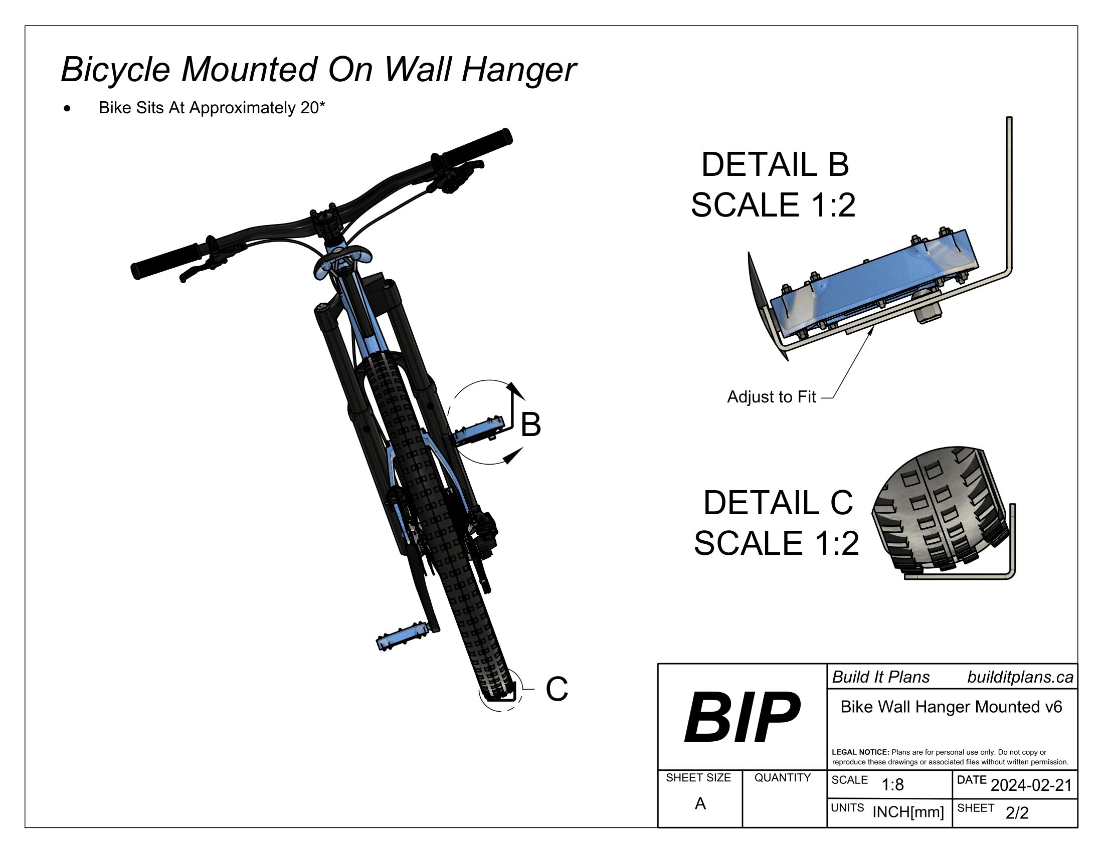 Bike Wall Hanger DXF Cut Files for DIY Bicycle Wall Display - Etsy