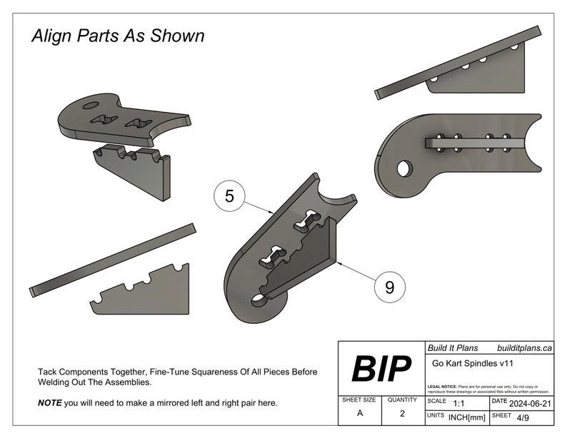 Go Kart Spindle DXF Cut Files: DIY Kart Steering (digital Download) - Etsy