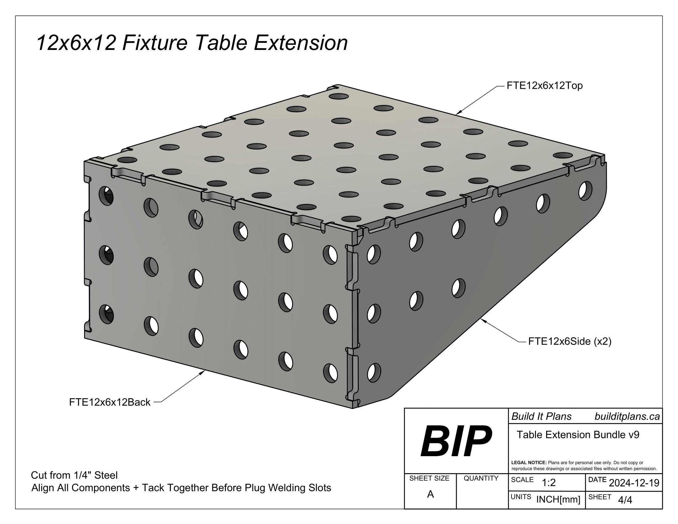 Fixture Table Extension DXF File Bundle – Welding Table Extensions - Etsy