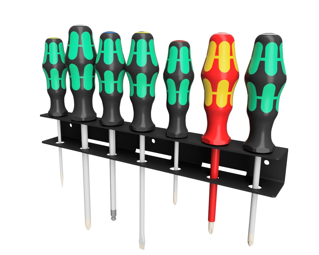 Screwdriver Wall Mounted Holder DXF Cut File and PDF Guide Etsy
