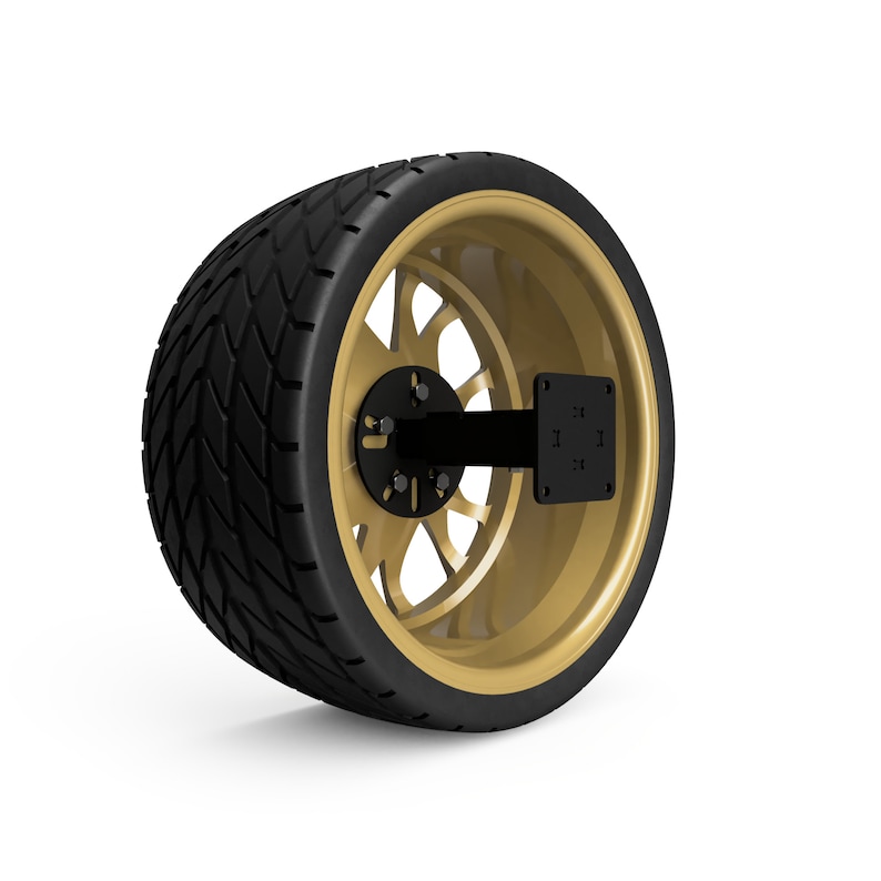 Wheel Mount DXF - Garage Storage Rim Display Cut File - Etsy
