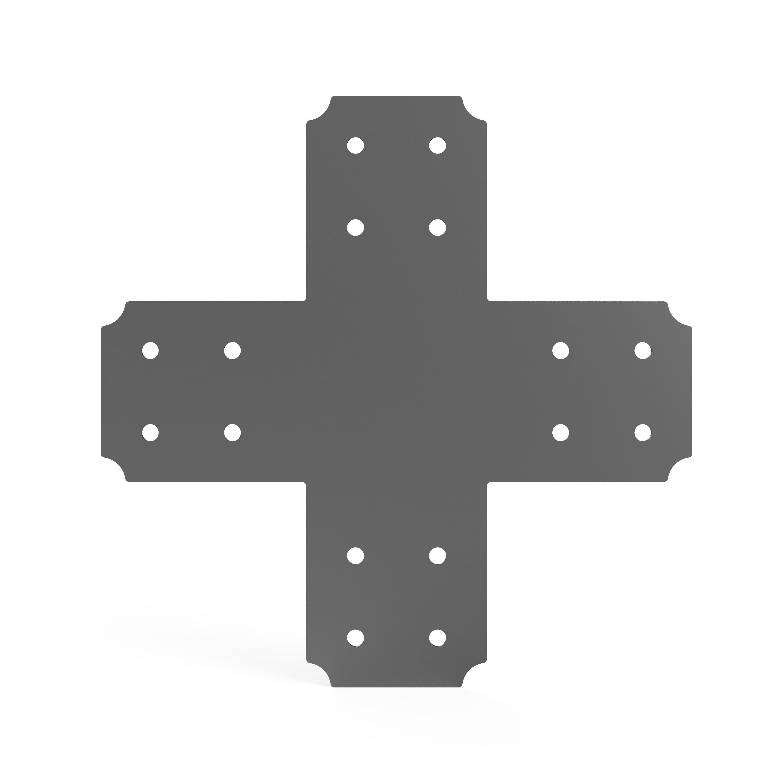 Classic 6x6 Post X Bracket DXF Cut File - Etsy