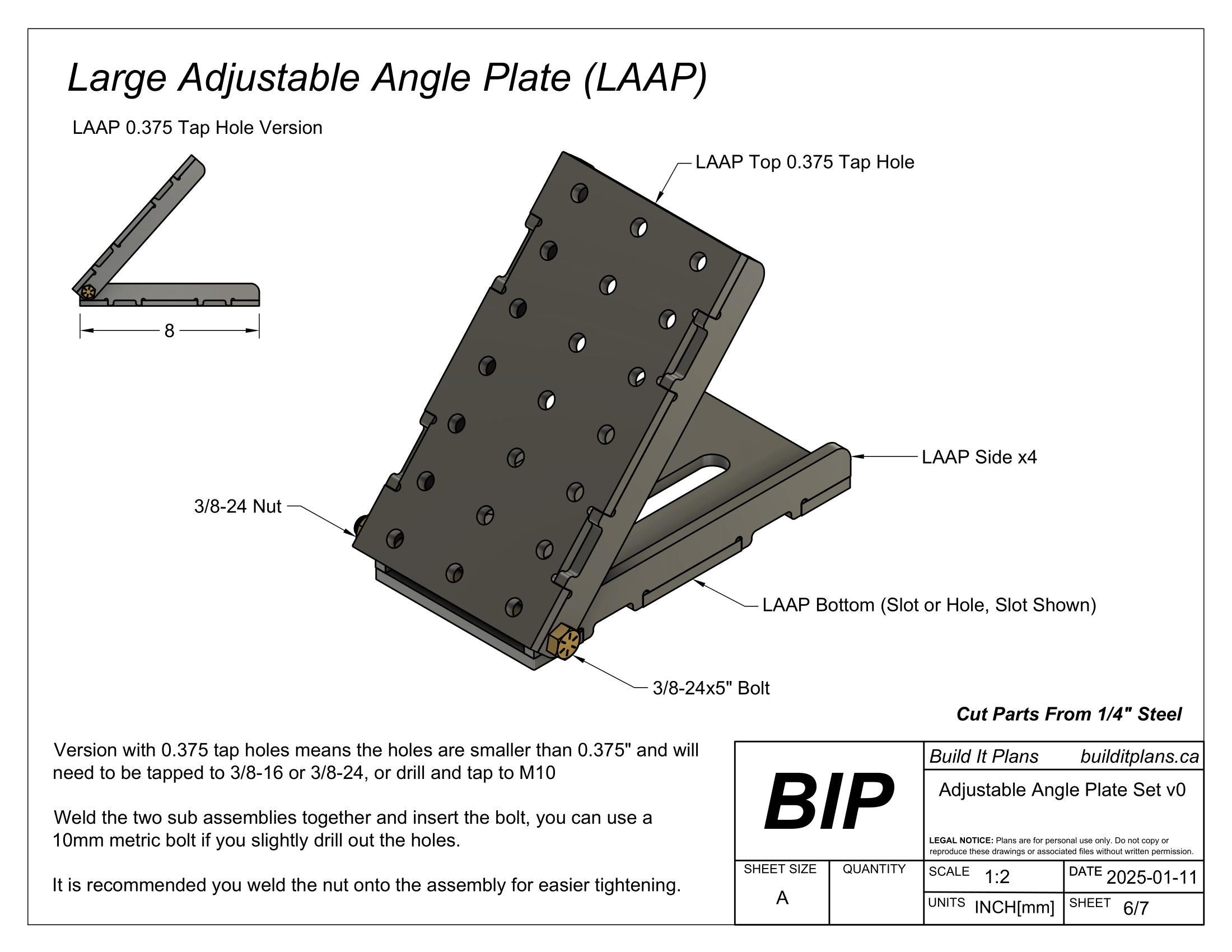 Adjustable Angle Plate DXF File Bundle – Welding Fixture Tool Plans - Etsy