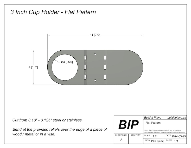 Universal Cup Holder DXF - Wall Mount Drink Holder Cut Files - Etsy
