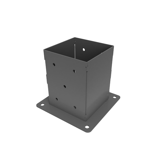 Square Post Guide Square Metal Post Base