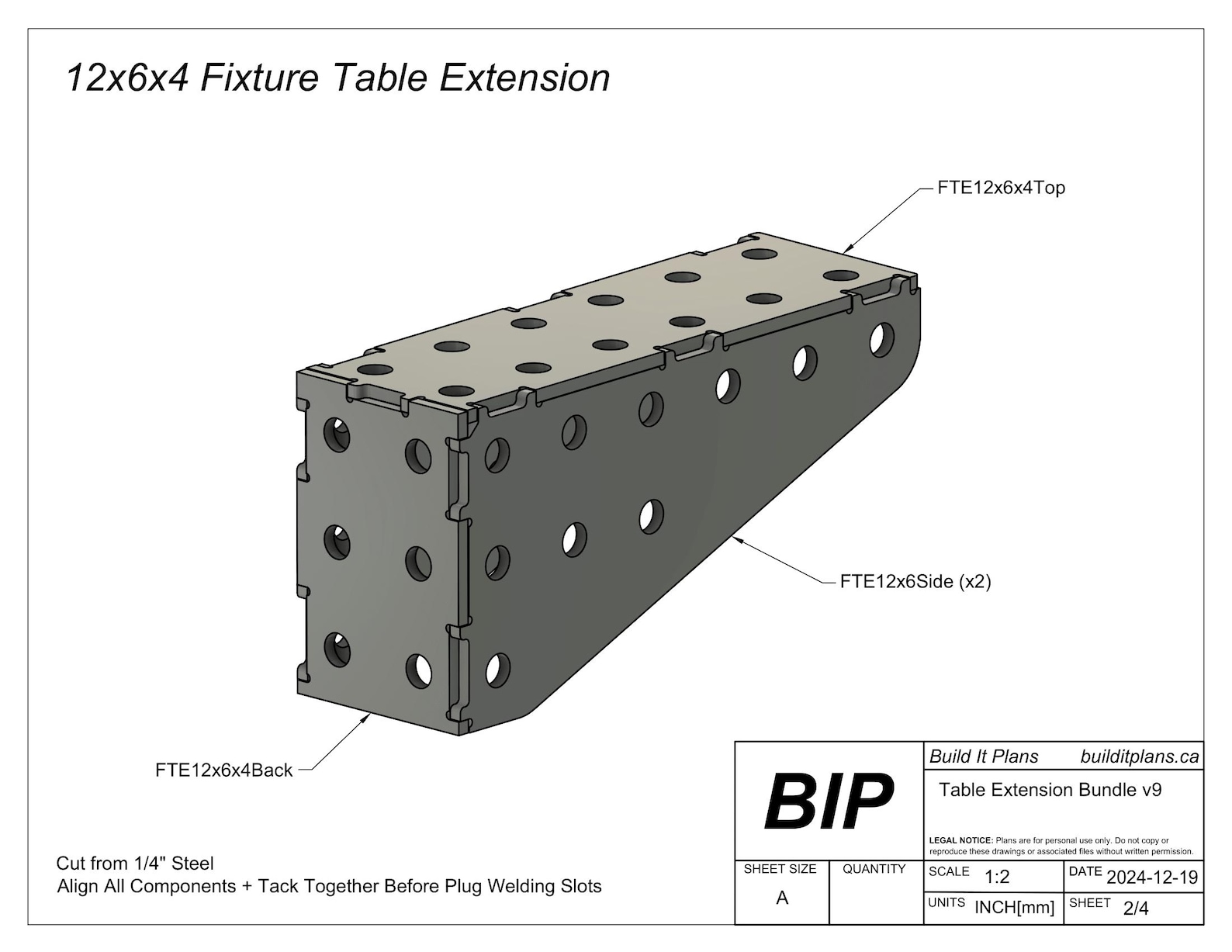 Fixture Table Extension DXF File Bundle – Welding Table Extensions - Etsy