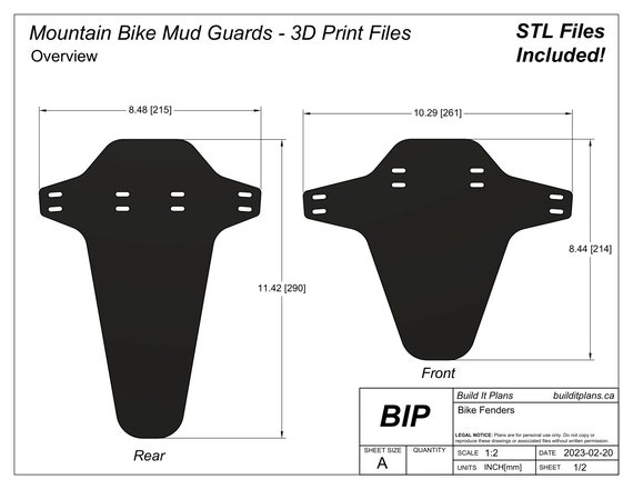 Archivo STL Guardabarros MTB, Protección para bicicletas