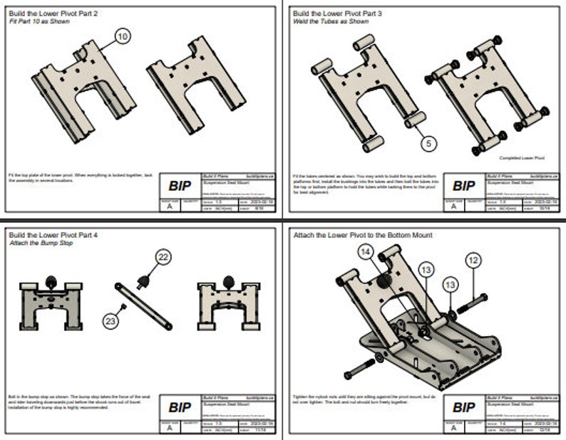 Marine Suspension Seat Mount Plans DXF Cut Files and PDF Etsy Australia
