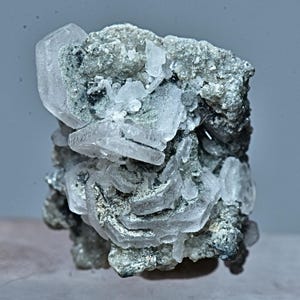 Unusual Vorobyevite Beryl Rosterite Crystal Cluster 14 Carat