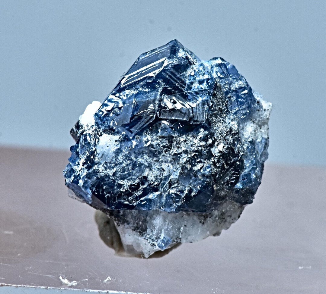 Rare Natural Blue Color Spinel Crystal 3.40 Carat - Etsy