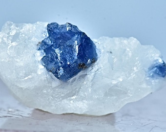 Natural Unique Small Blue Spinel Crystal Specimen 2.30 Carat