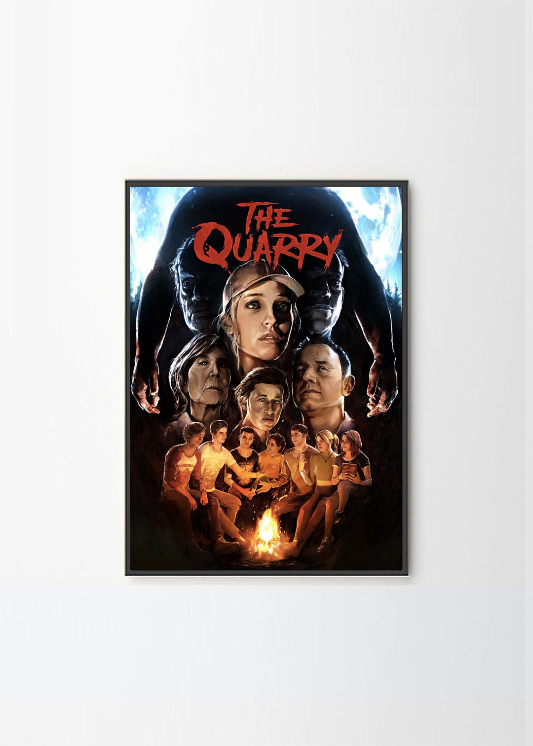The Quarry Video Game PS5 XBOX PC Poster Art Cover Design Etsy