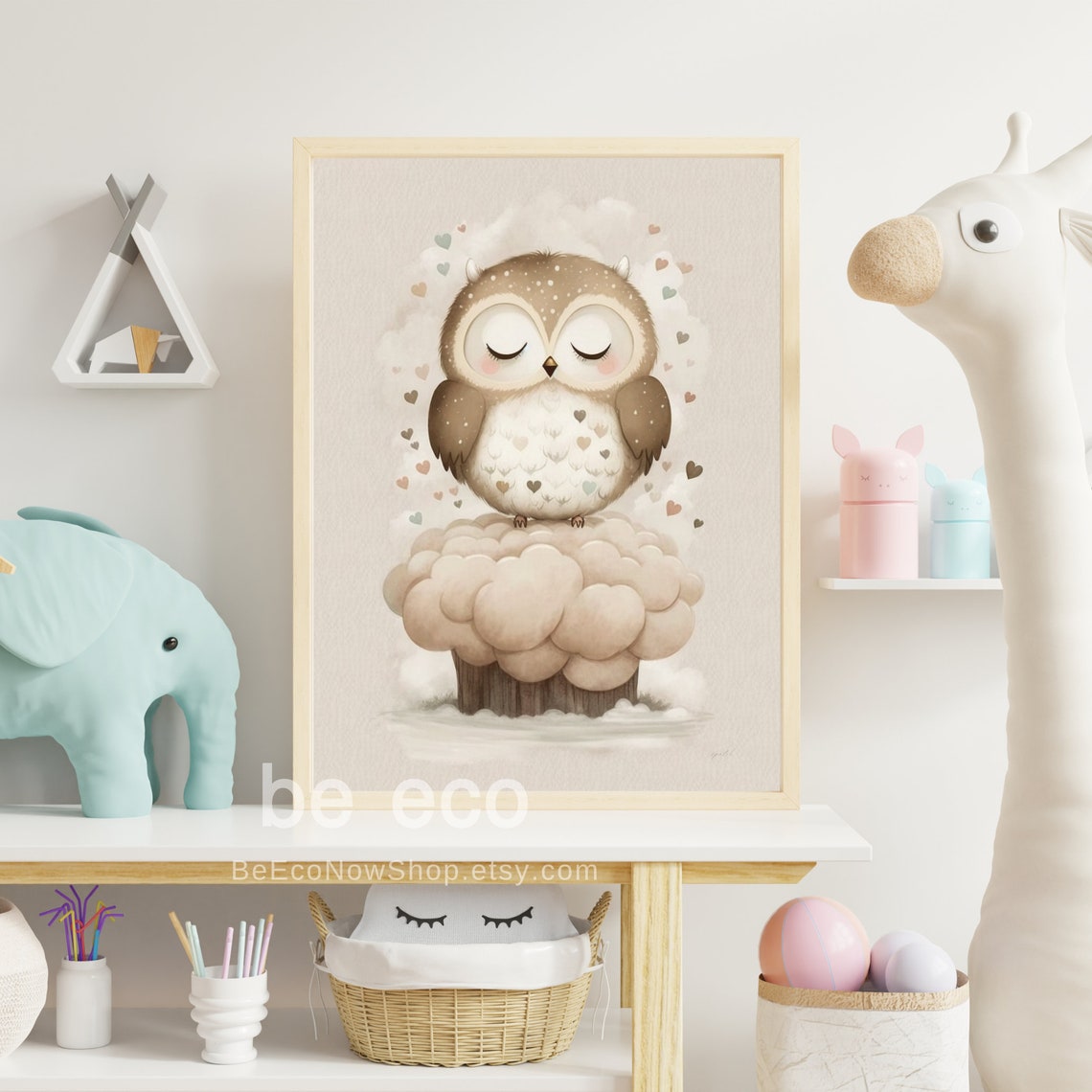 Set of 3, Owl, Wall Art Nursery, Nursery Wall Art, Printable Owl Art, Kids Room Decor, Cute ...