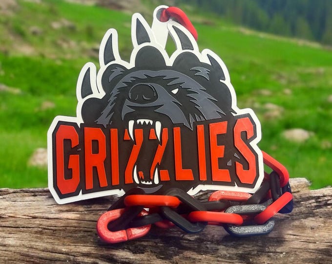 Custom 3D Printed Sports Spirit Chain: Team Colors & Logos