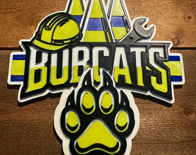 Custom 3D-printed wall emblems - Personalized image, team, or business logo wall decor.