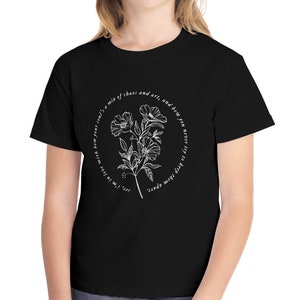 Chaos and Art Youth T-Shirt, Dermot Kennedy Kids Shirt, Outnumbered Lyrics Dermot Kennedy
