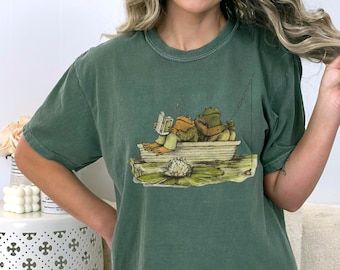 Frog And Toad Shirt, Frog And Toad T-Shirt, Cottagecore Aesthetic, Vintage Classic Book Shirt