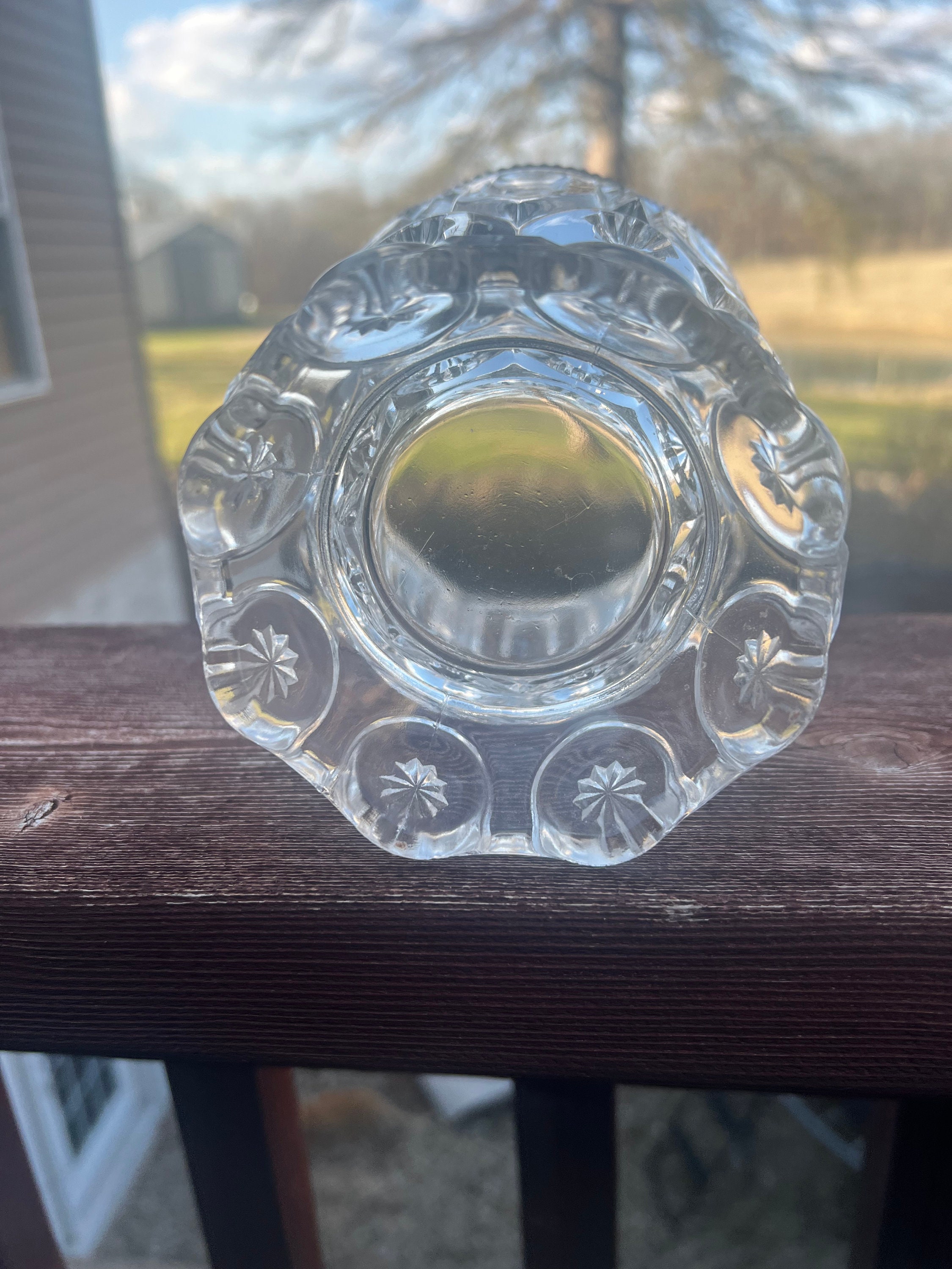 Clear LE Smith Moon and Stars. Compote Etsy