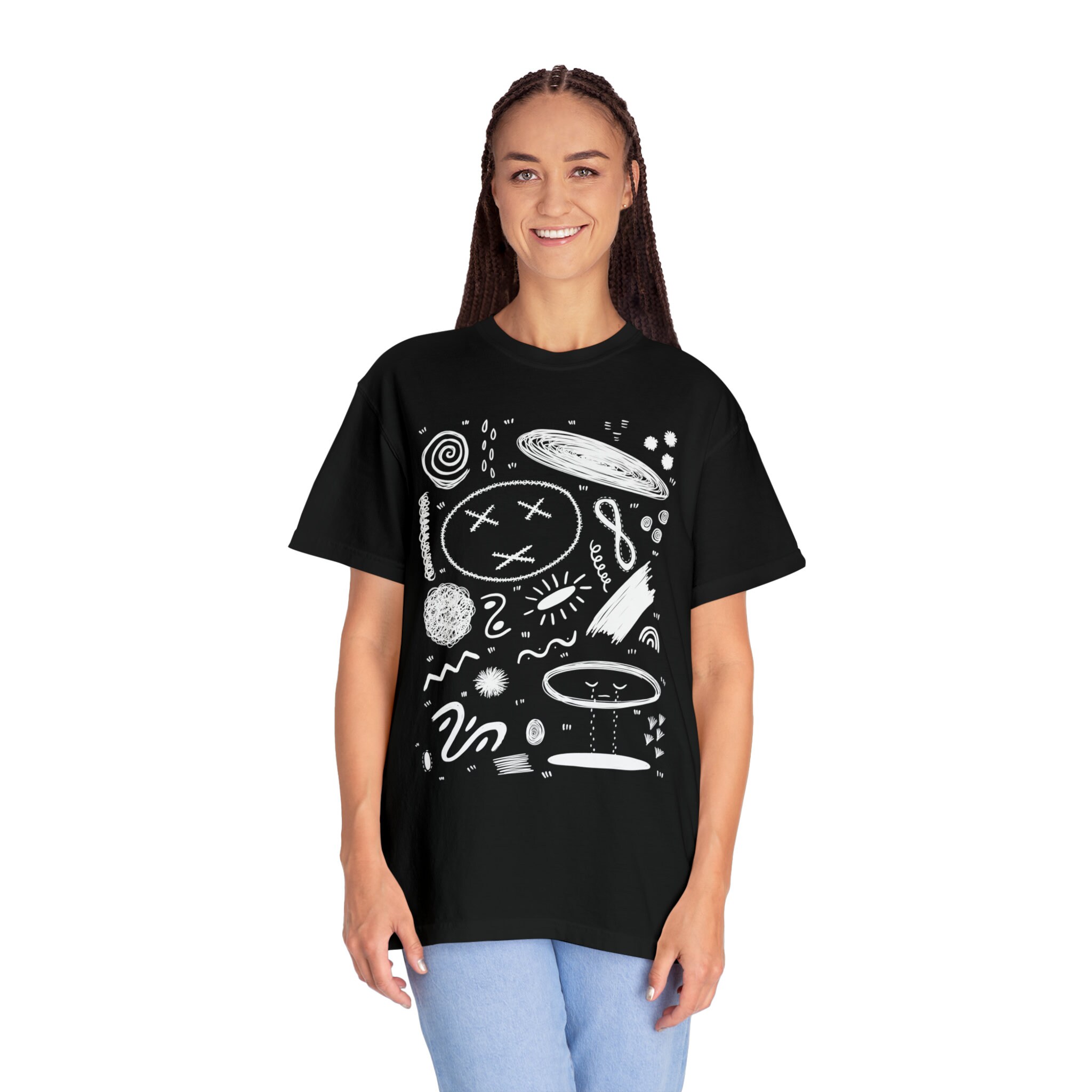 Scribble Tee - Unisex Graphic T-shirt, Comfort Colors T