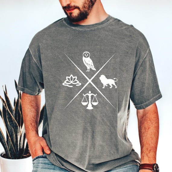 Comfort Colors Stoic TShirt, Four Cardinal Virtues of Stoicism, Minimalist Tee, Stoic Philosophy Shirt, Stoic Gift Aurelius Seneca Epictetus
