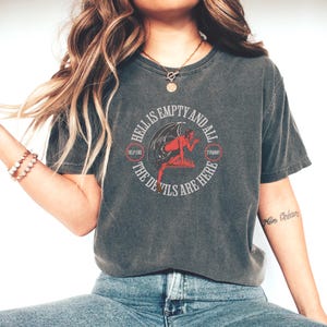 Comfort Colors Save Democracy Political T-Shirt, Protest Rally Tee, Anti-Trump Shirt, Anti-Fascism Tee, Shakespeare Quote, Jamie Raskin image 10