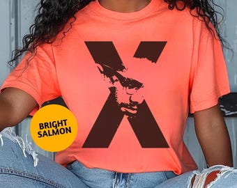 Comfort Colors Malcolm X T-Shirt, Diverse Fashion Tee, African American, Black Excellence Shirt, Do It For The Culture Tee, Black Pride