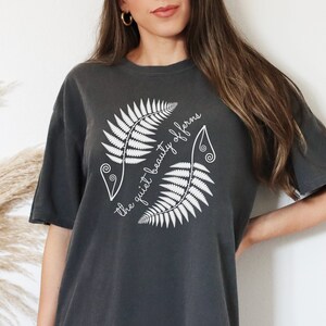 Comfort Colors Botanical Ferns T-Shirt, Hiking Shirt, Plant Lover, Gardening Tee, Forestcore Fern Shirt, Explore the Outdoors Nature Lover