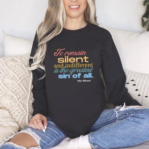 Comfort Colors Anti ICE Resist Political Protest Tee, Fight Fascism Anti-MAGA T-Shirt, Anti-Tryanny, Elie Weisel Quote TShirt