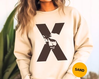 Malcolm X Sweatshirt, Diverse Fashion, African American, Black Excellence, Do It For The Culture, Melanated Black Pride, Black History Month