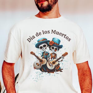 Mexico Dia de los Muertos 2025 Tshirt, Day of the Dead T-shirt, Skeleton Unisex Shirt, Mexican Halloween Gift Tee, Mexican Holiday Costume
