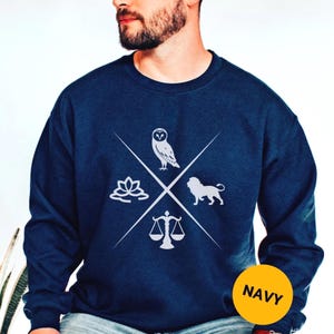 Stoic Sweatshirt, Four Cardinal Virtues, Stoicism Shirt, Minimalist Unisex Sweatshirt, Gift for Stoic, Epictetus, Marcus Aurelius, Seneca