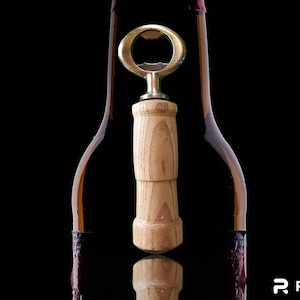 Handcrafted bottle opener.