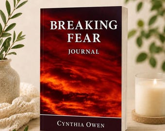 Christian Journal for Fear and Anxiety, Devotional Notebook for Women
