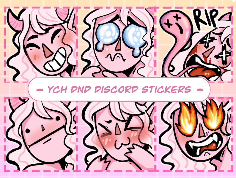 Party Ych Dnd Custom YCH Discord Emote / Reaction Images Dungeons and Dragons Rpg ...