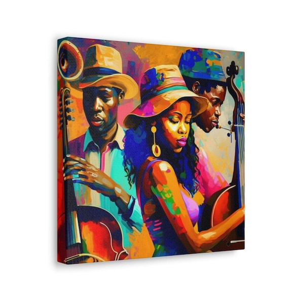 Jazz Wall Art, Black Art, African American Art