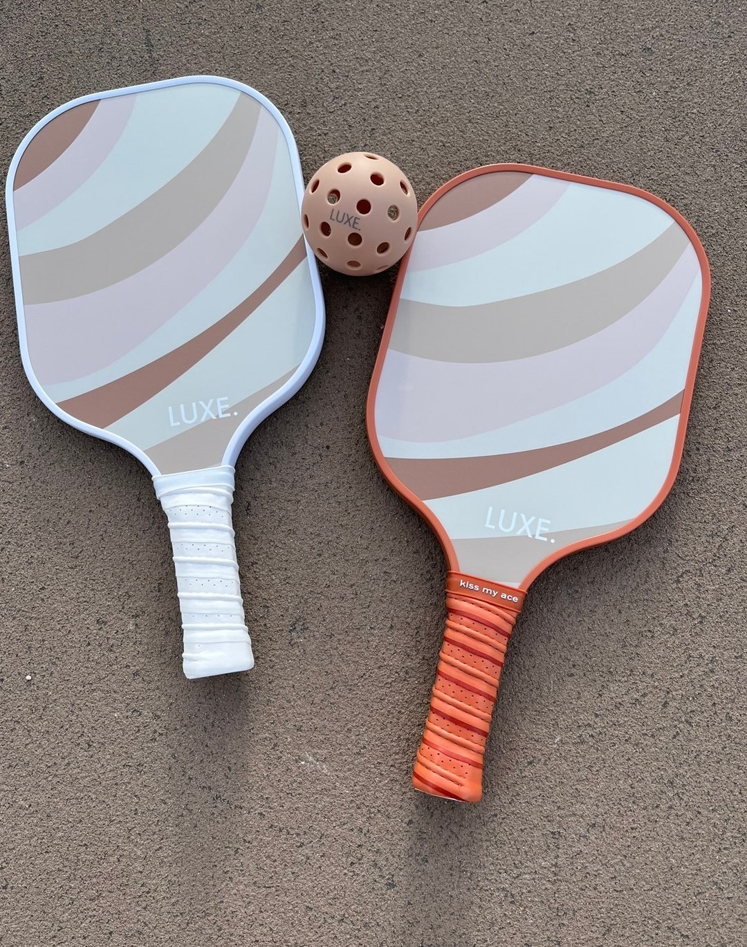 Pink & Rust Aesthetic Pickleball Paddle Etsy