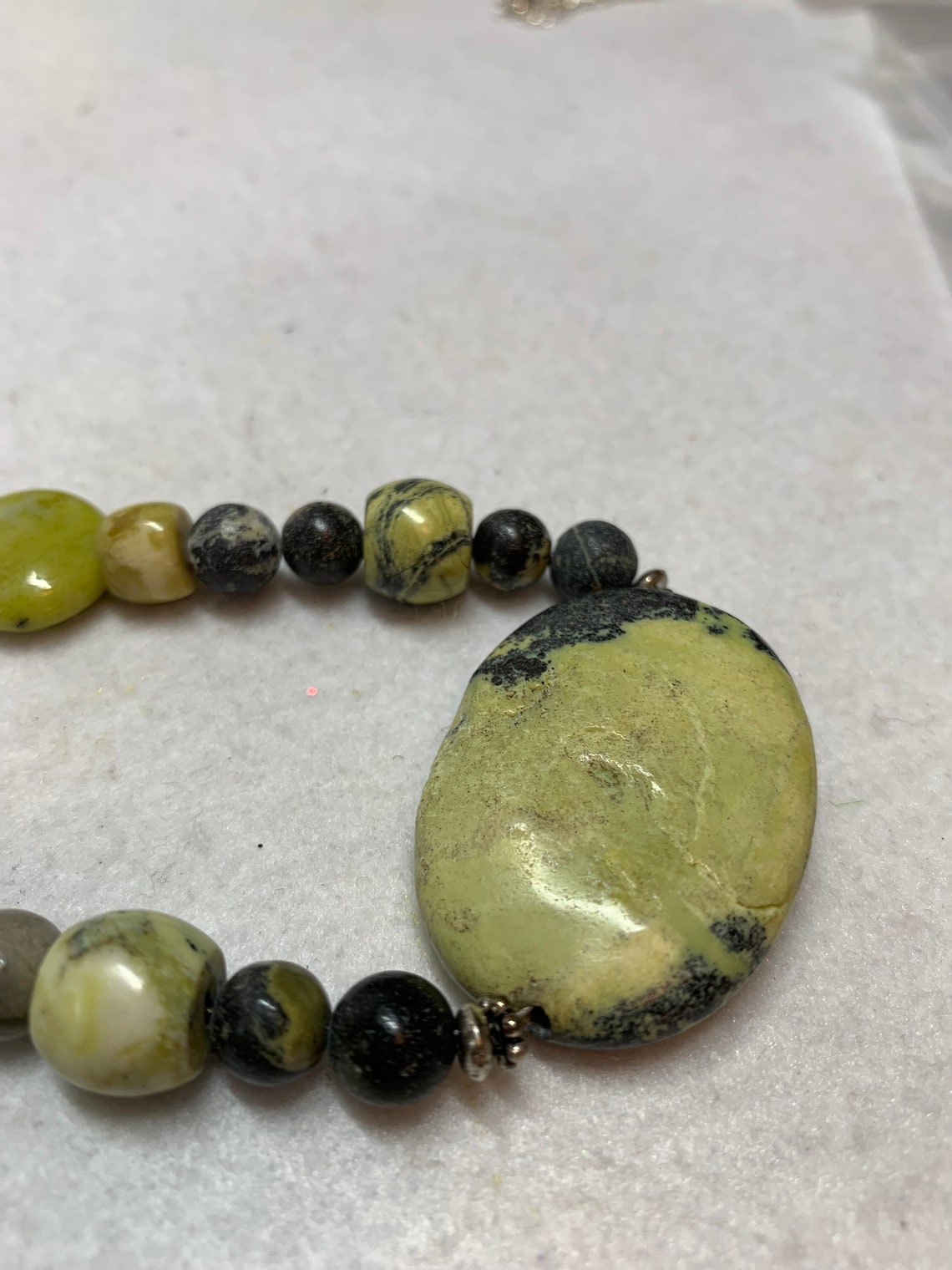 Pipestone Marble Beaded Necklace main image 1