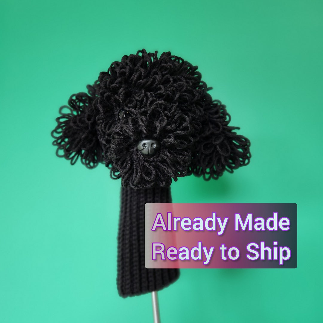 Crochet Dog Golf Club (driver) Head Cover, Poodle/cavoodle/cavapoo ...
