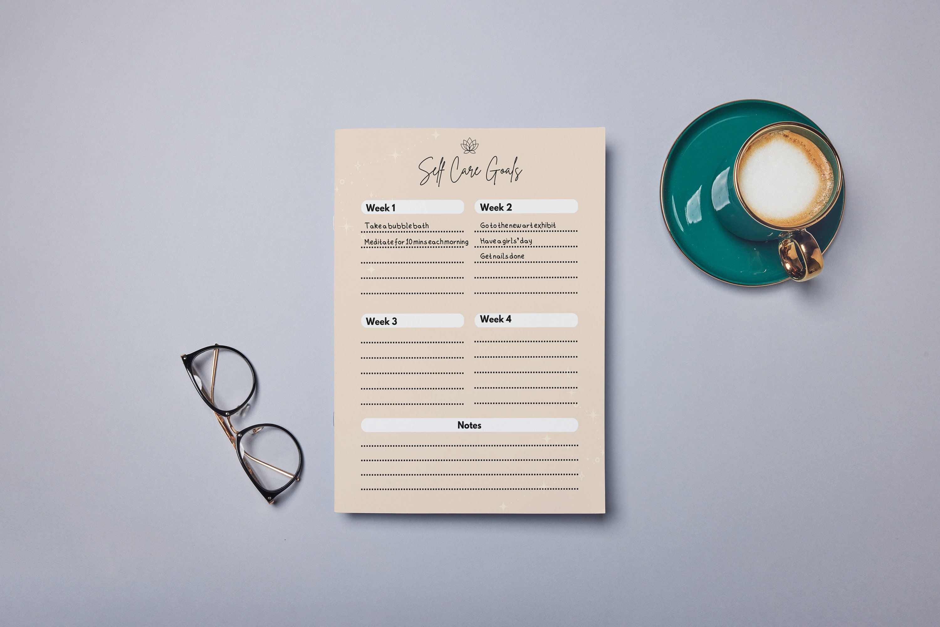 Self Care Planner | Checklist | Self Care Checklist Journal | Self ...