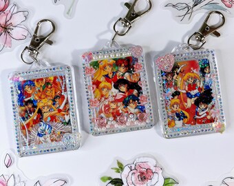 Llavero con dije de Sailor Moon para bolso