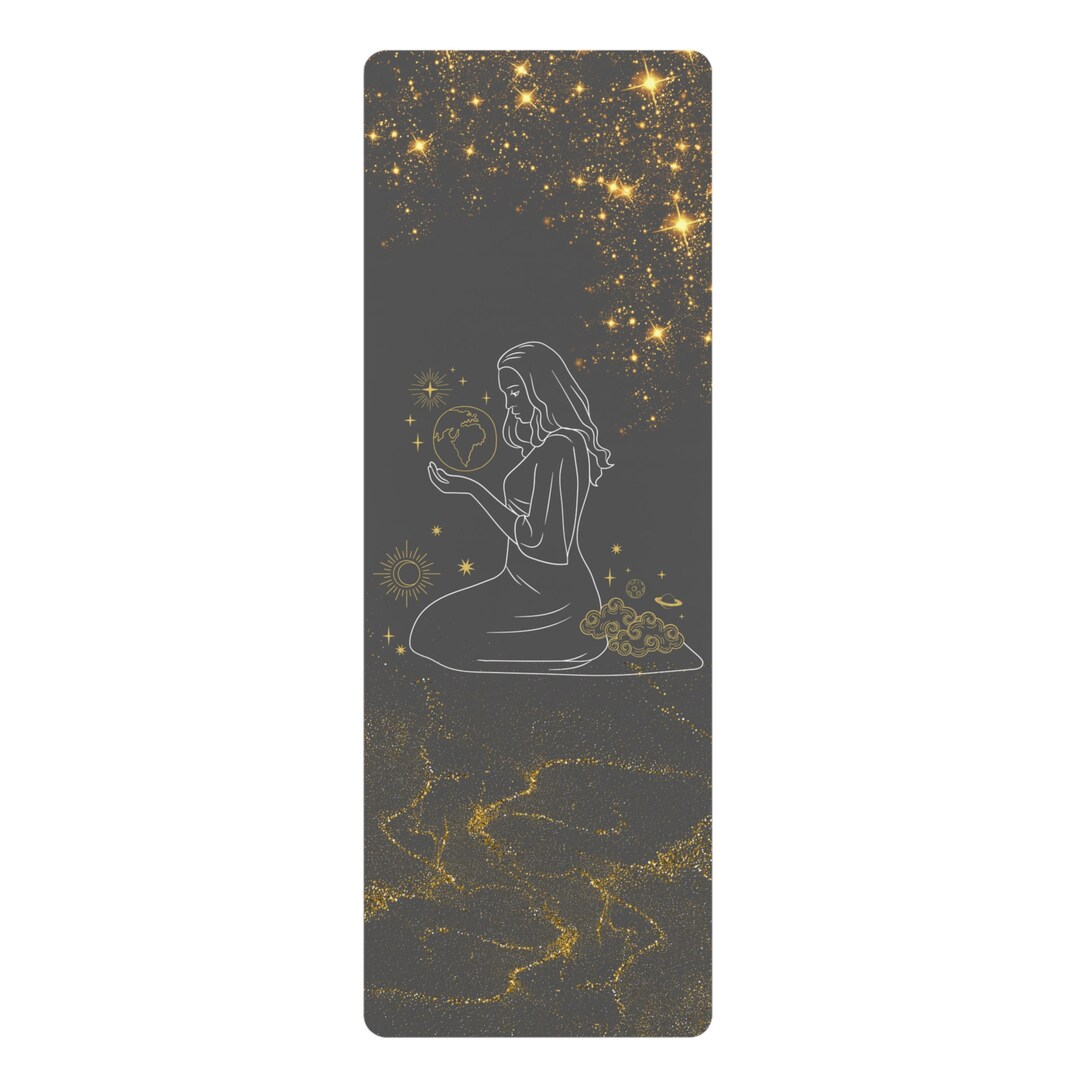 Unique Goddess Yoga Mat Hot Yoga Gift for Her Exercise Mat Etsy