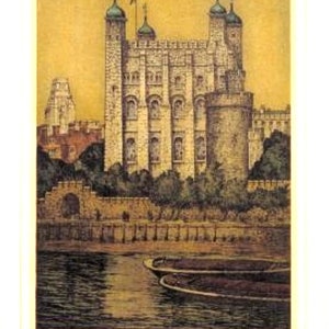 London Underground Download Vintage Tower of London Digital Download London Underground Wall Art
