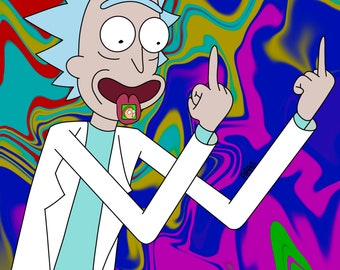 Poster Rick & Morty Size A3 420x297mm - Etsy