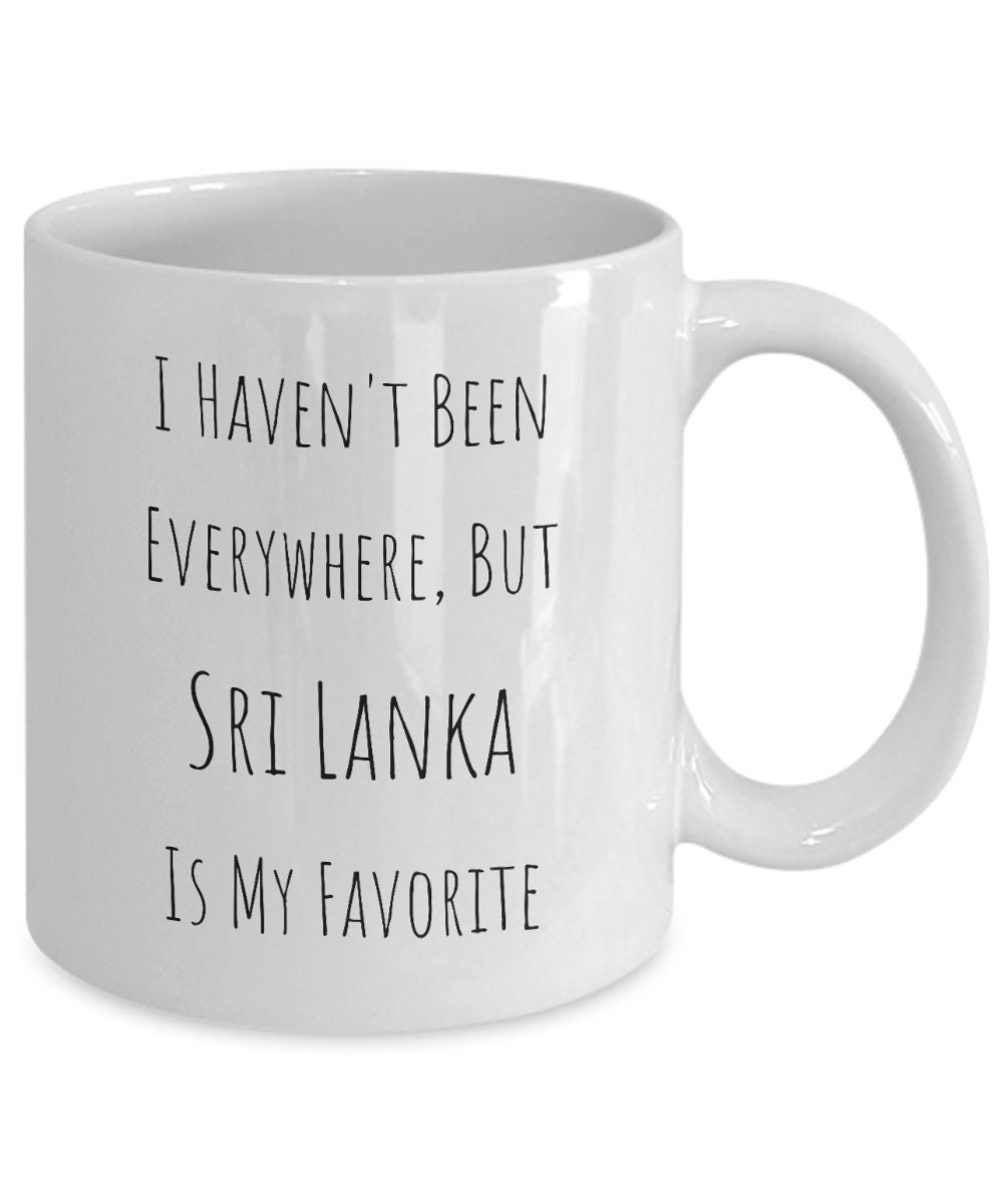 Sri Lanka Mug, Sri Lanka Coffee Cup, Sri Lanka Lover Gift, Gift for Her