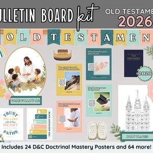 LDS Old Testament Bulletin Board Kit 2026 (Digital Download)