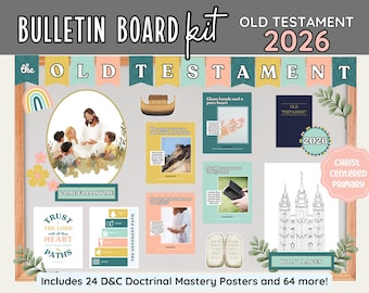 LDS Old Testament Bulletin Board Kit 2026 (Digital Download)