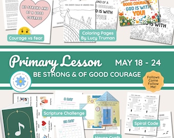 18-24 de mayo / Ayudas para la lección primaria / Ven, sígueme Antiguo Testamento 2026 / Josué y Jericó / Fhe / Preparación de lección fácil