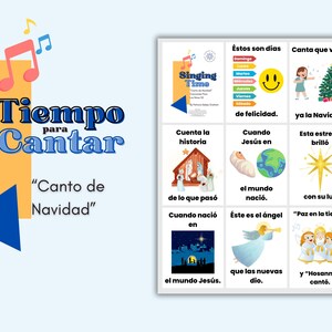 LDS Singing Time | Canto de Navidad | Musica de Primaria | Singing Time flipchart for Primary Come Follow Me | Ven Sigueme