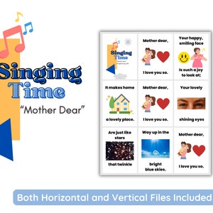 LDS Singing Time | Mother Dear | Primary Music | Singing Time flipchart for Primary Come Follow Me | Mother's Day Song Idea