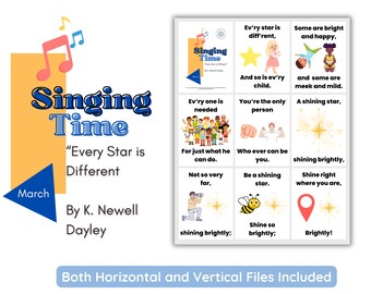 Every Star is Different Printable Primary Flip Chart 2025 - Etsy